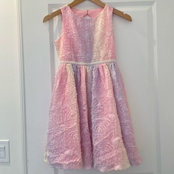 Blush by US Angels pastel color floral dress size 10 - Picture 1 of 5